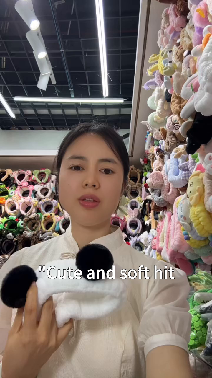 Cute panda ear hairband soft and comfy perfect for daily use and parties get yours now