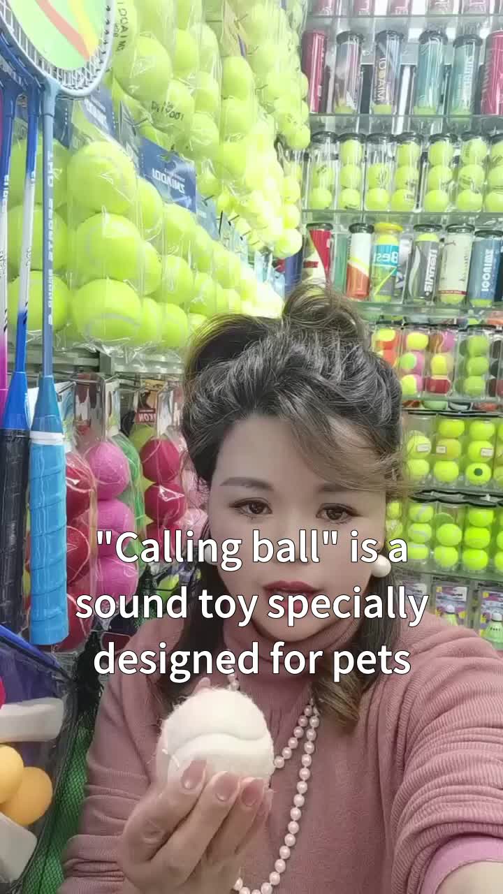 "Calling Ball: Durable, sound-activated fun for cats & dogs; keeps pets engaged at home!"