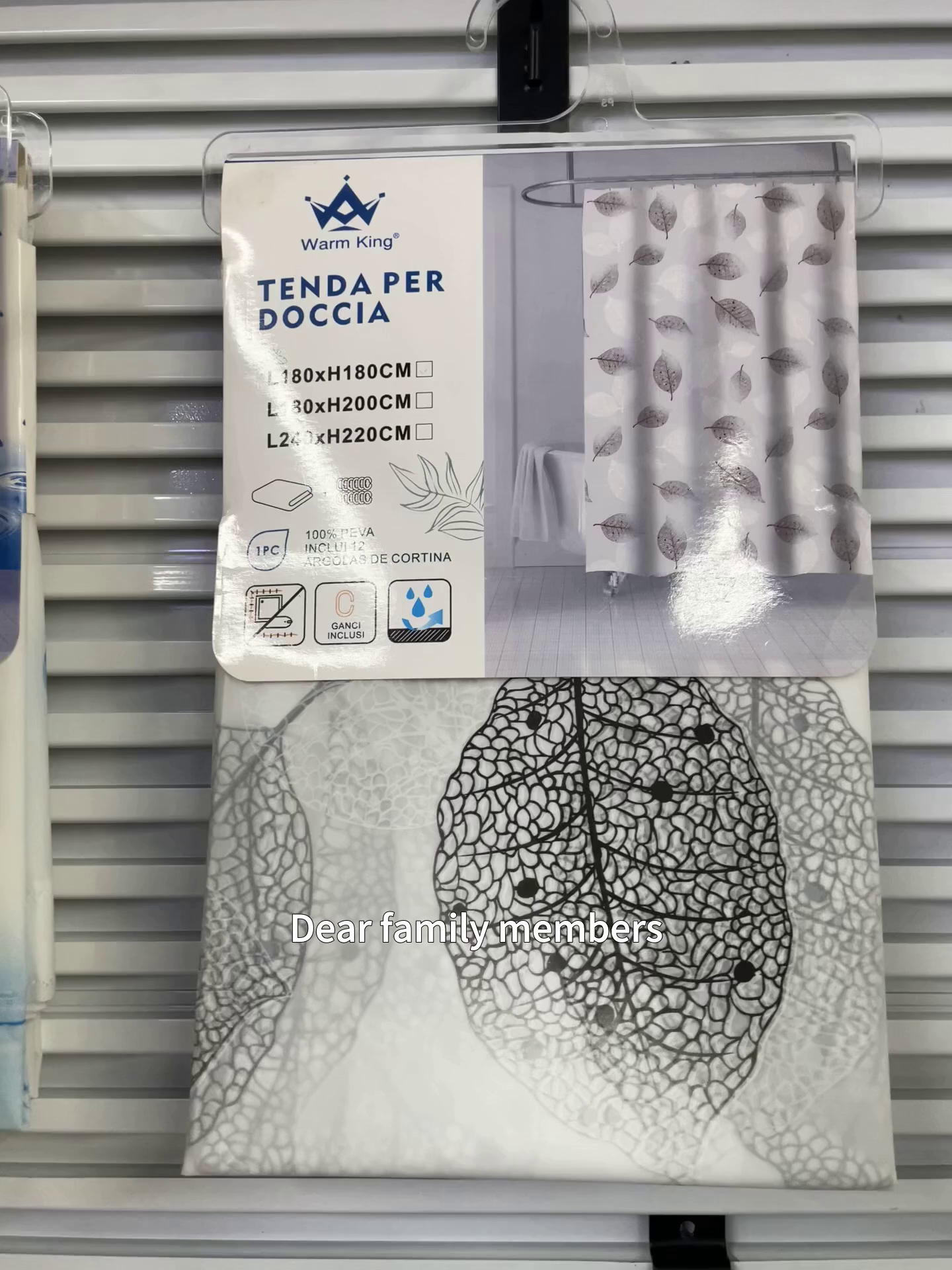 PEVA shower curtain waterproof mold proof with stylish patterns for a fresh bathroom upgrade