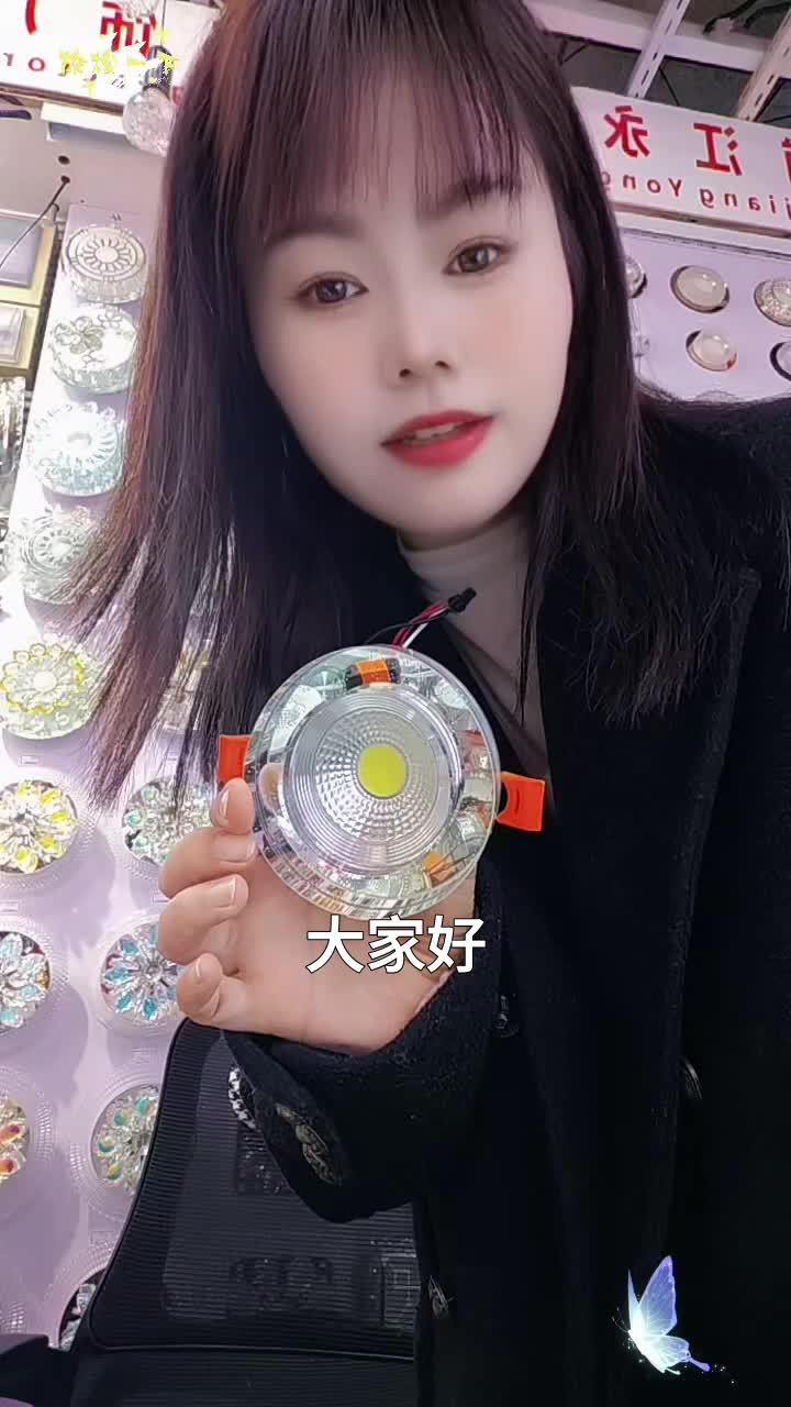 Super hermoso K9 cristal downlight, tecnología única, ligero y suave no deslumbrante, adecuado para la sala de estar y el dormitorio.