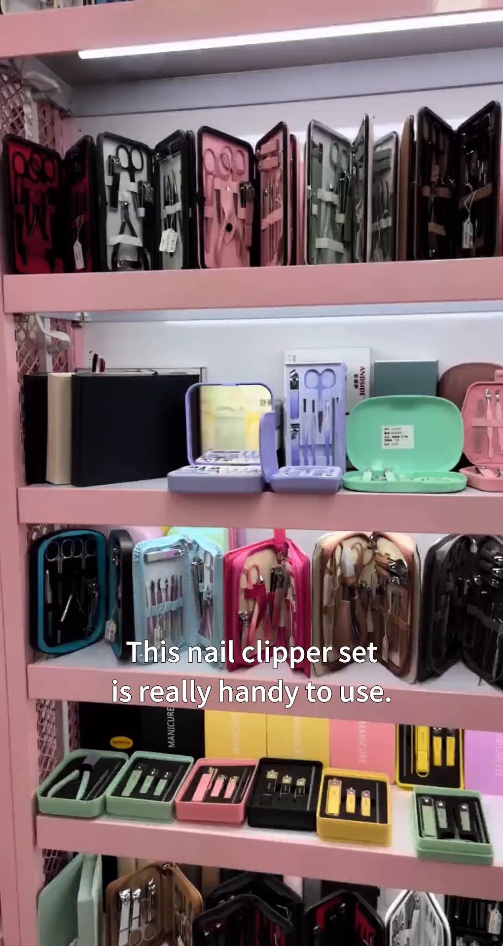 Compact nail clipper set loved by friends for its convenience and quality